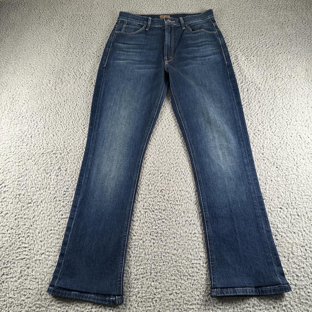 Mother High Waisted Runaway Jeans Womens 27 Blue High Rise Bootcut USA Shine On